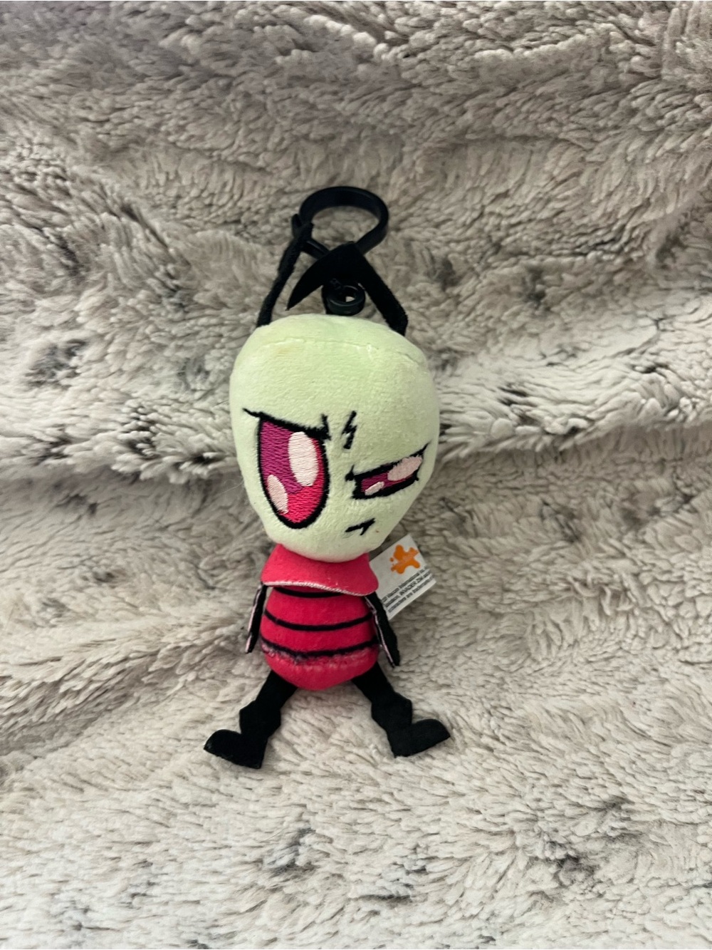 Invader Zim Plush Keychain Backpack Clip Nickelodeon